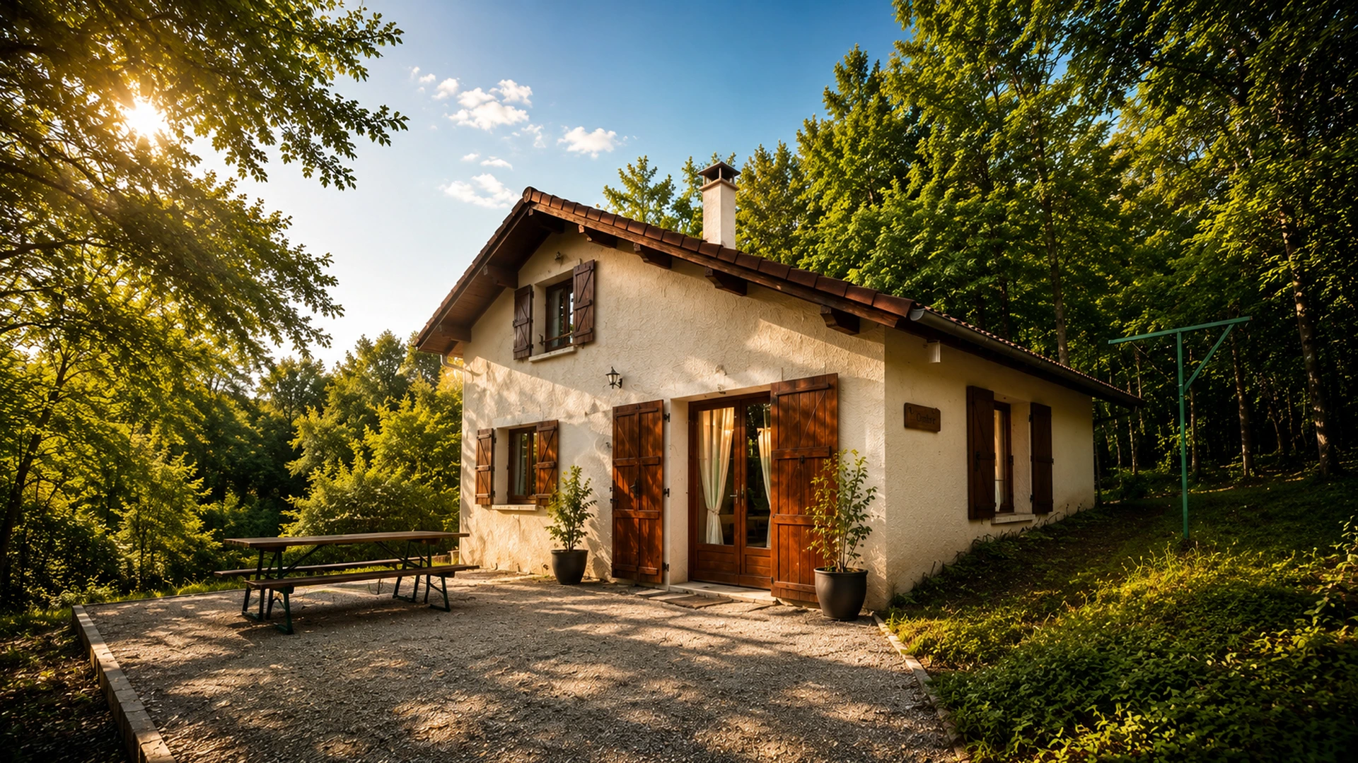Cottage et gîte de charme Green Cottage en Auvergne-Rhône-Alpes, séjour nature